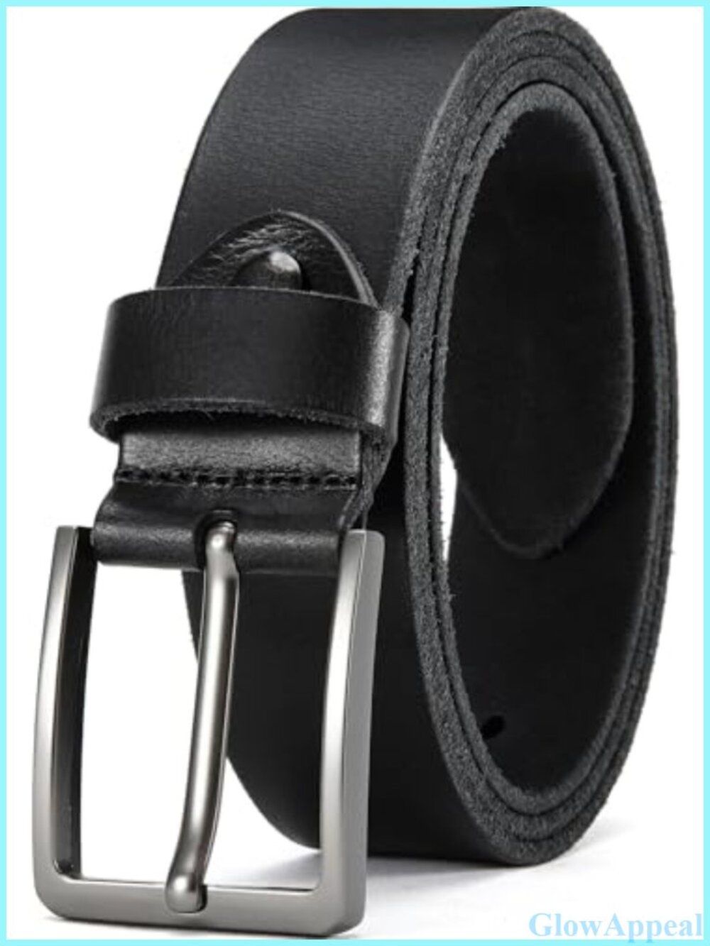 Full Grain Leather Belt 1.5" Wide Handmade Casual